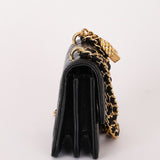 Chanel Mini Wallet on Chain Black Caviar GHW