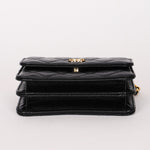 Chanel Mini Wallet on Chain Black Caviar GHW