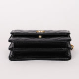 Chanel Mini Wallet on Chain Black Caviar GHW