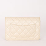Chanel Wallet on Chain White Iridescent Calfskin RHW