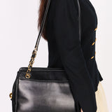 Chanel Triple CC Tote Black Lambskin 24K GP