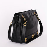 Chanel Triple CC Tote Black Lambskin 24K GP