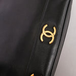 Chanel Triple CC Tote Black Lambskin 24K GP
