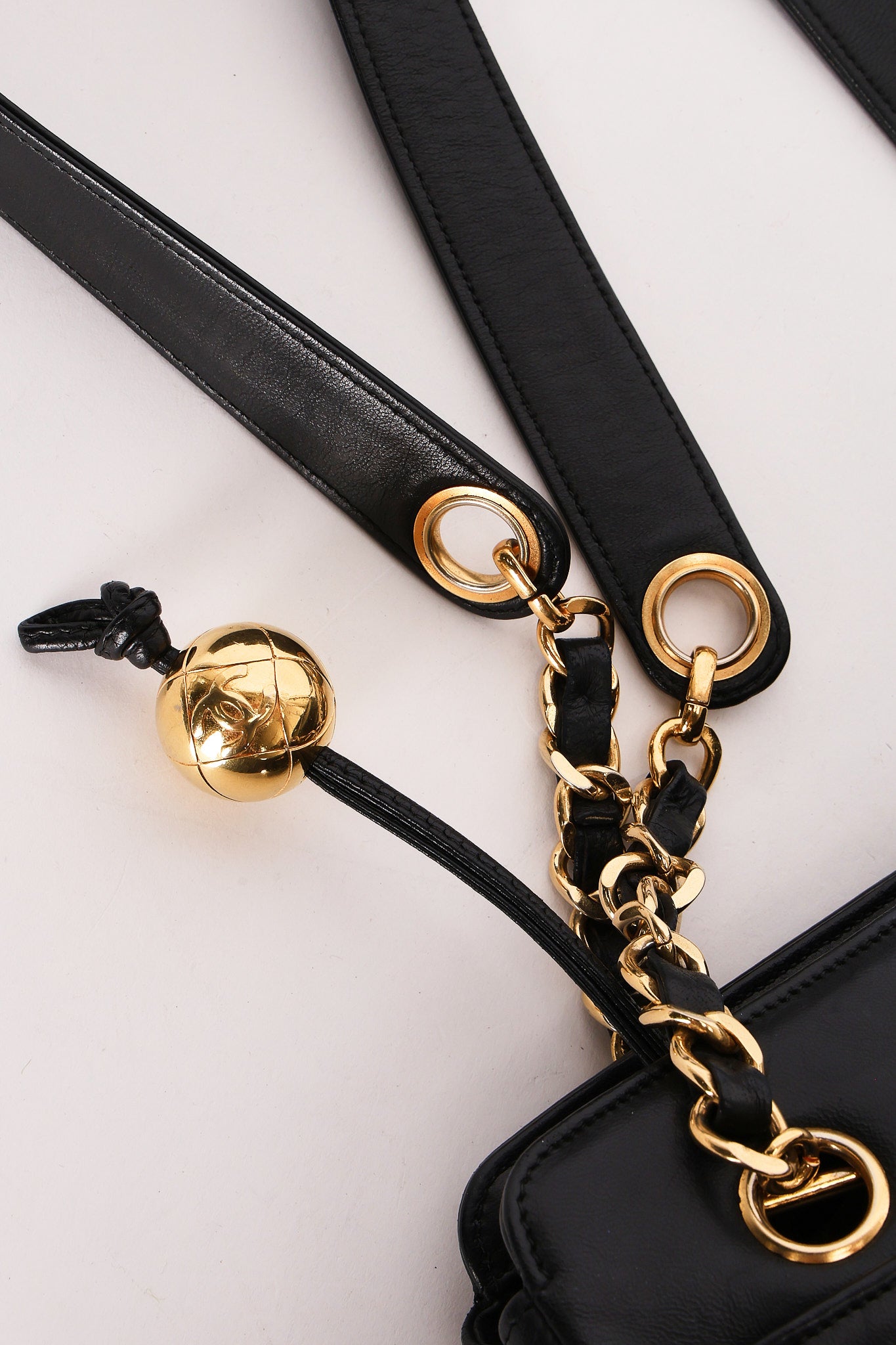 Chanel Triple CC Tote Black Lambskin 24K GP