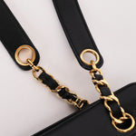 Chanel Triple CC Tote Black Lambskin 24K GP