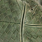 Bottega Veneta Intrecciato Shoulder Bag Green