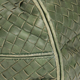 Bottega Veneta Intrecciato Shoulder Bag Green