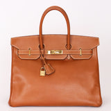 Hermès Birkin 35 Gold (leather) GHW