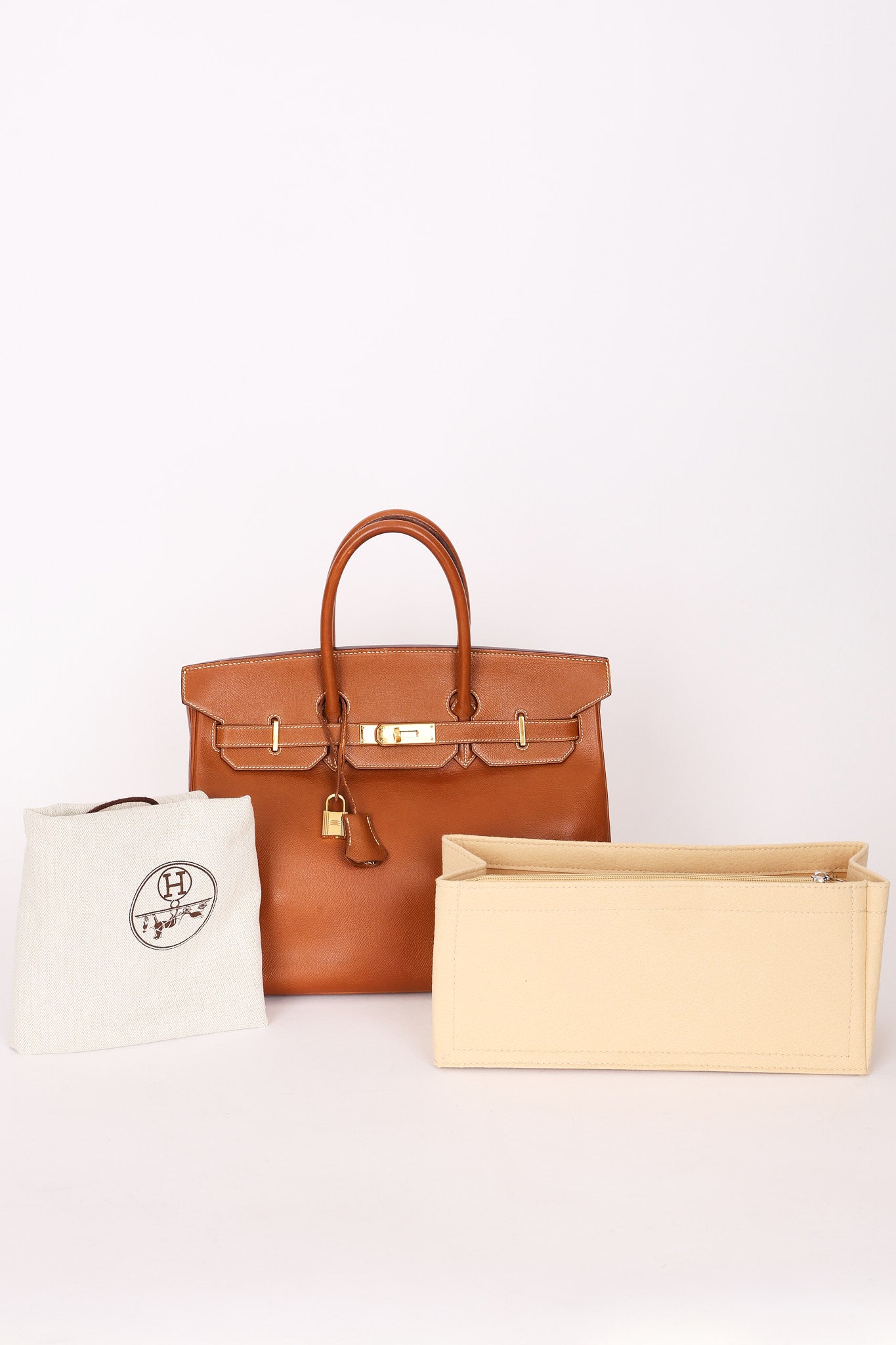 Hermès Birkin 35 Gold (leather) GHW