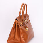 Hermès Birkin 35 Gold Courchevel Retourne 1996 GHW
