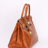 Hermès Birkin 35 Gold Courchevel Retourne 1996 GHW