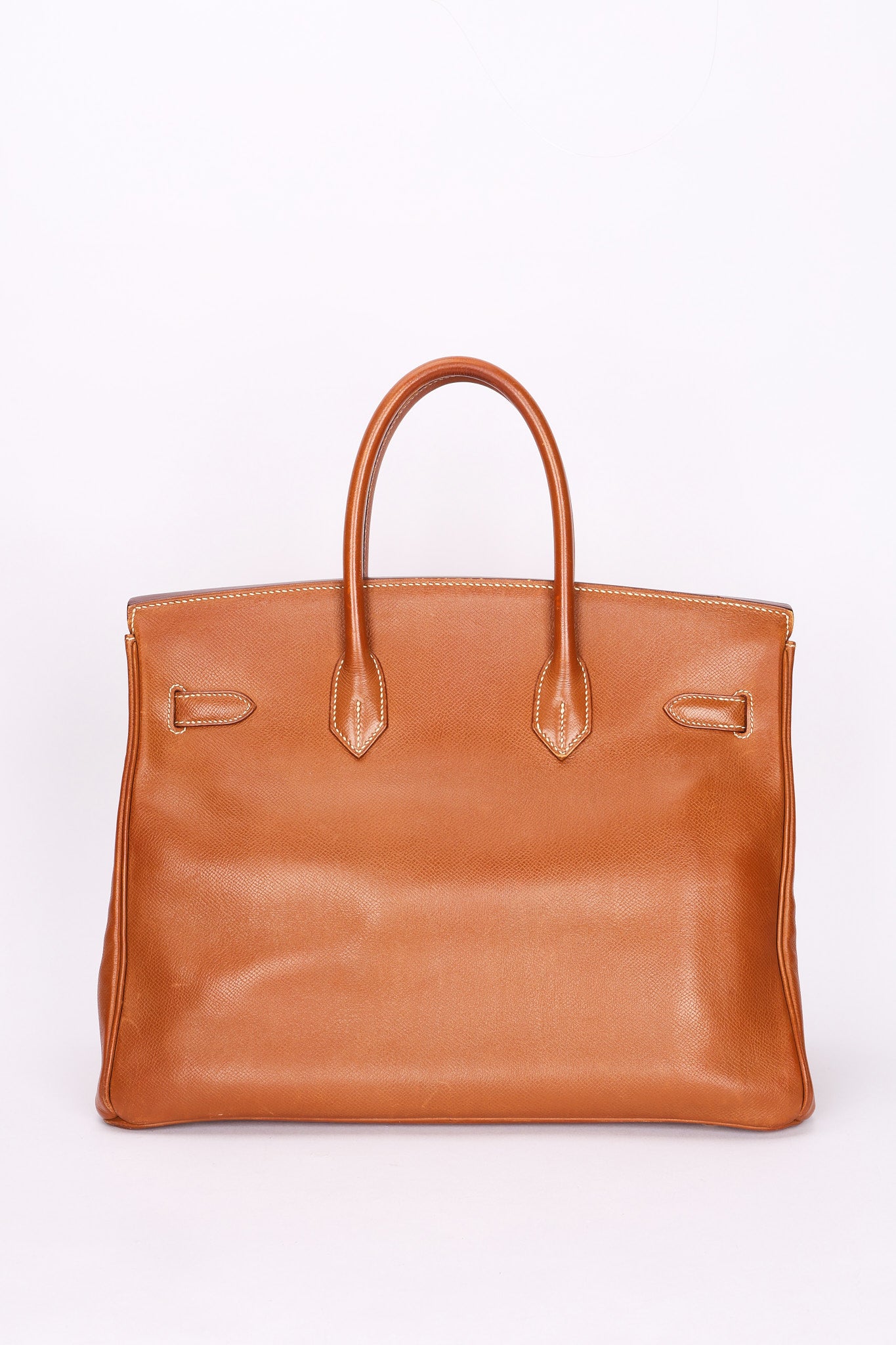 Hermès Birkin 35 Gold Courchevel Retourne 1996 GHW