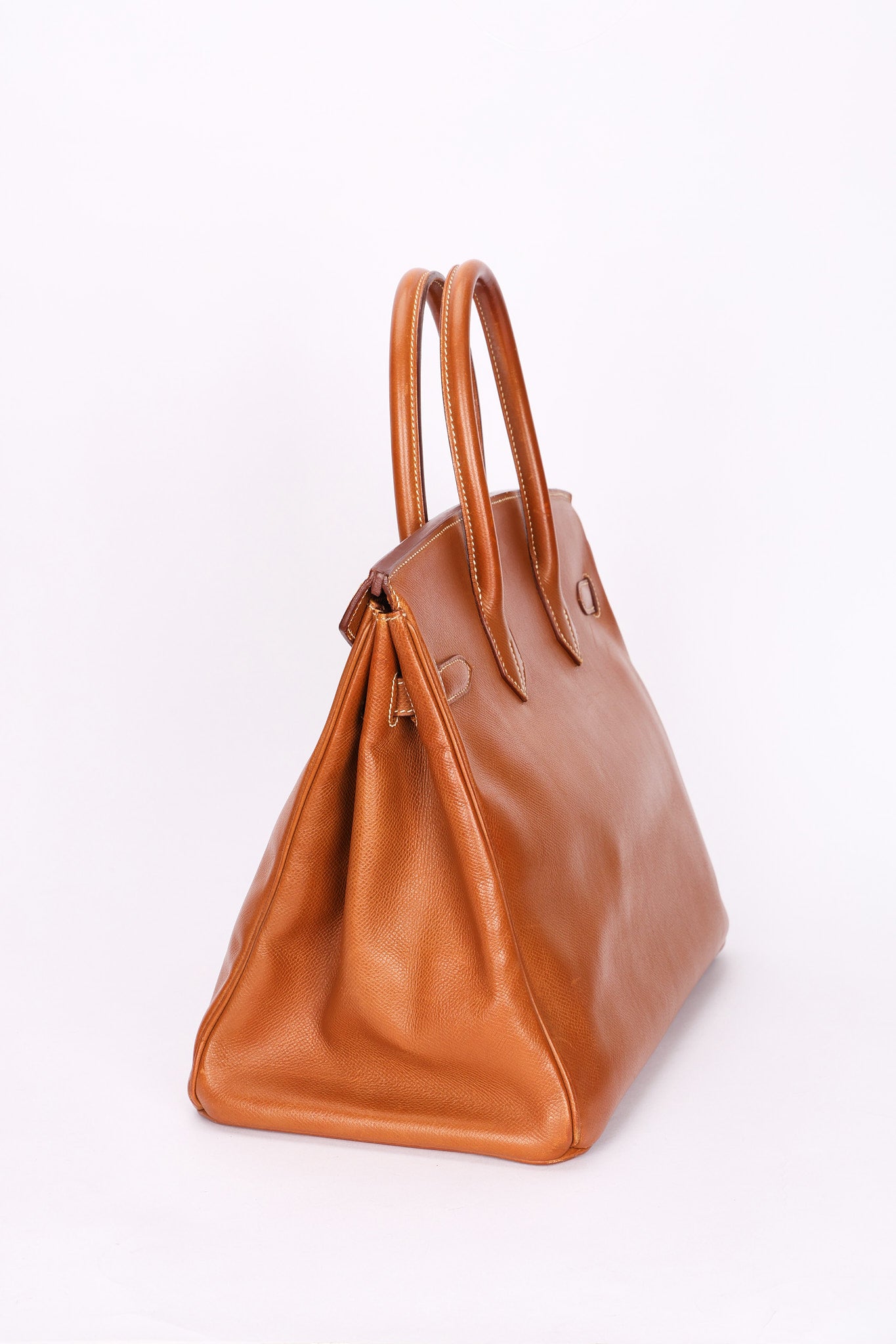 Hermès Birkin 35 Gold Courchevel Retourne 1996 GHW