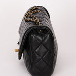 Rare Chanel "Meat Package" Mini Rectangle Black Lambskin AGHW