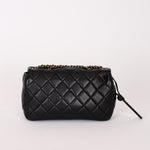 Rare Chanel "Meat Package" Mini Rectangle Black Lambskin AGHW