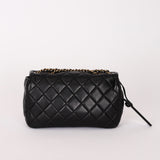 Rare Chanel "Meat Package" Mini Rectangle Black Lambskin AGHW