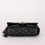 Rare Chanel "Meat Package" Mini Rectangle Black Lambskin AGHW