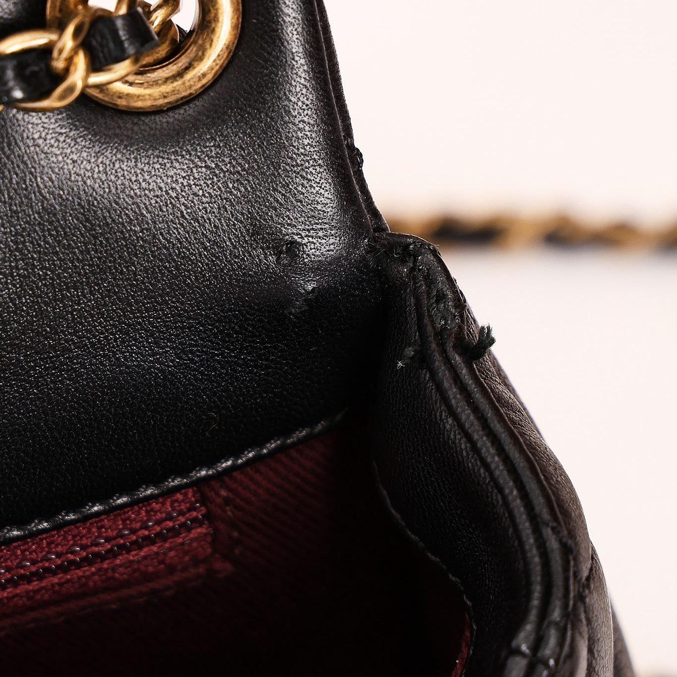 Rare Chanel "Meat Package" Mini Rectangle Black Lambskin AGHW