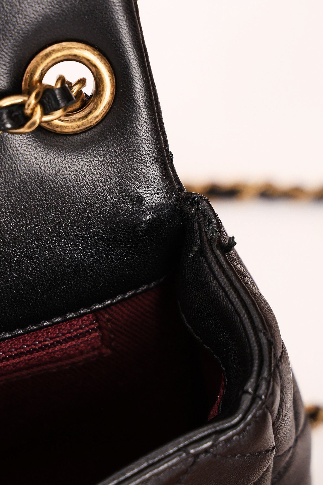 Rare Chanel "Meat Package" Mini Rectangle Black Lambskin AGHW