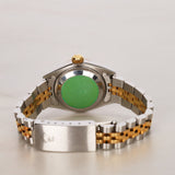 Rolex Datejust 26mm 6917 Champagne Diamond Dial Fluted Bezel Two Tone Yellow Gold Jubilee Bracelet