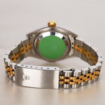 Rolex Datejust 26mm 6917 Champagne Diamond Dial Fluted Bezel Two Tone Yellow Gold Jubilee Bracelet