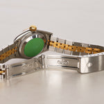 Rolex Datejust 26mm 6917 Champagne Diamond Dial Fluted Bezel Two Tone Yellow Gold Jubilee Bracelet