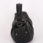 Chanel Small Outdoor Ligne Shoulder Bag Black Caviar RHW