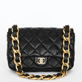 Chanel Large Funky Town Single Flap Black Calfskin 2022 AGHW