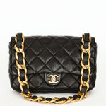 Chanel Large Funky Town Single Flap Black Calfskin AGHW