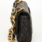 Chanel Large Funky Town Single Flap Black Calfskin AGHW