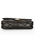 Chanel Large Funky Town Single Flap Black Calfskin AGHW