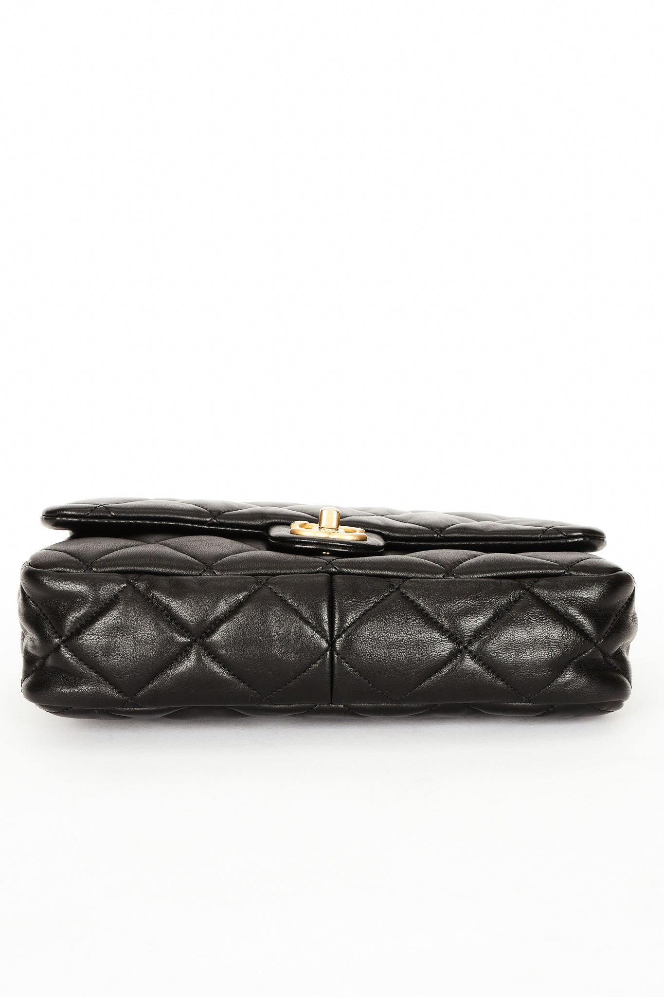 Chanel Large Funky Town Single Flap Black Calfskin AGHW