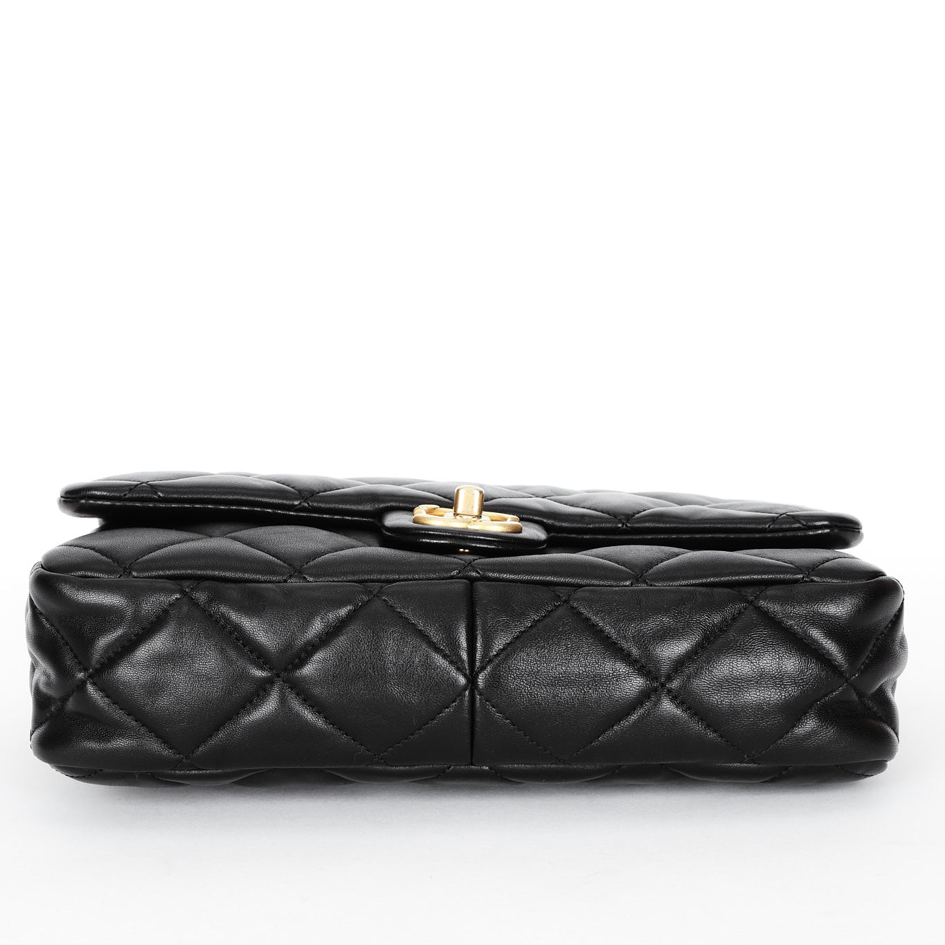 Chanel Large Funky Town Single Flap Black Calfskin 2022 AGHW