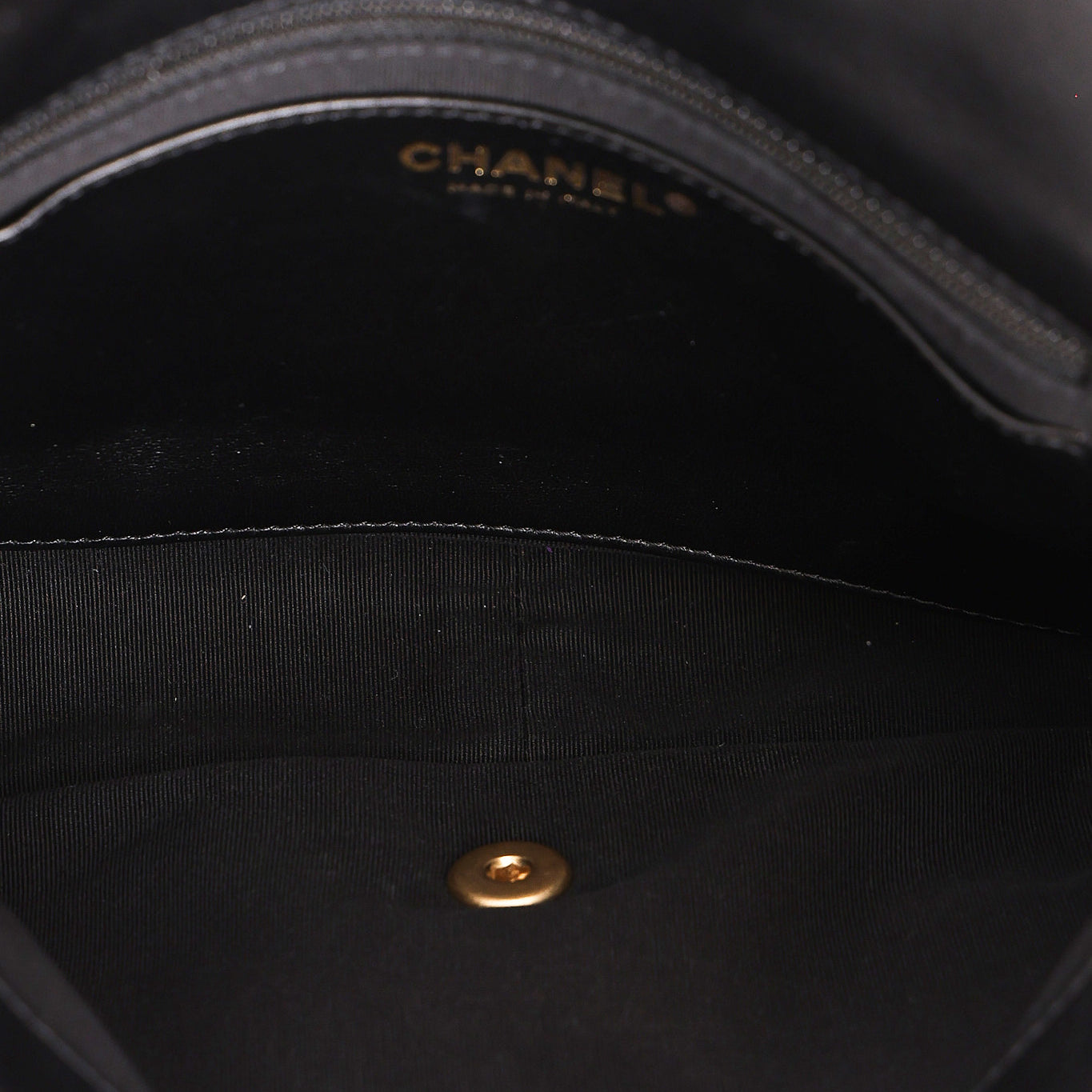 Chanel Large Funky Town Single Flap Black Calfskin AGHW