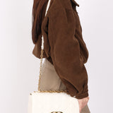 Christian Dior Medium Caro Bag White