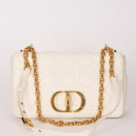 Christian Dior Medium Caro Bag White