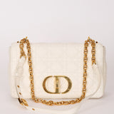 Christian Dior Medium Caro Bag White