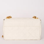 Christian Dior Medium Caro Bag White