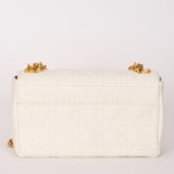 Christian Dior Medium Caro Bag White