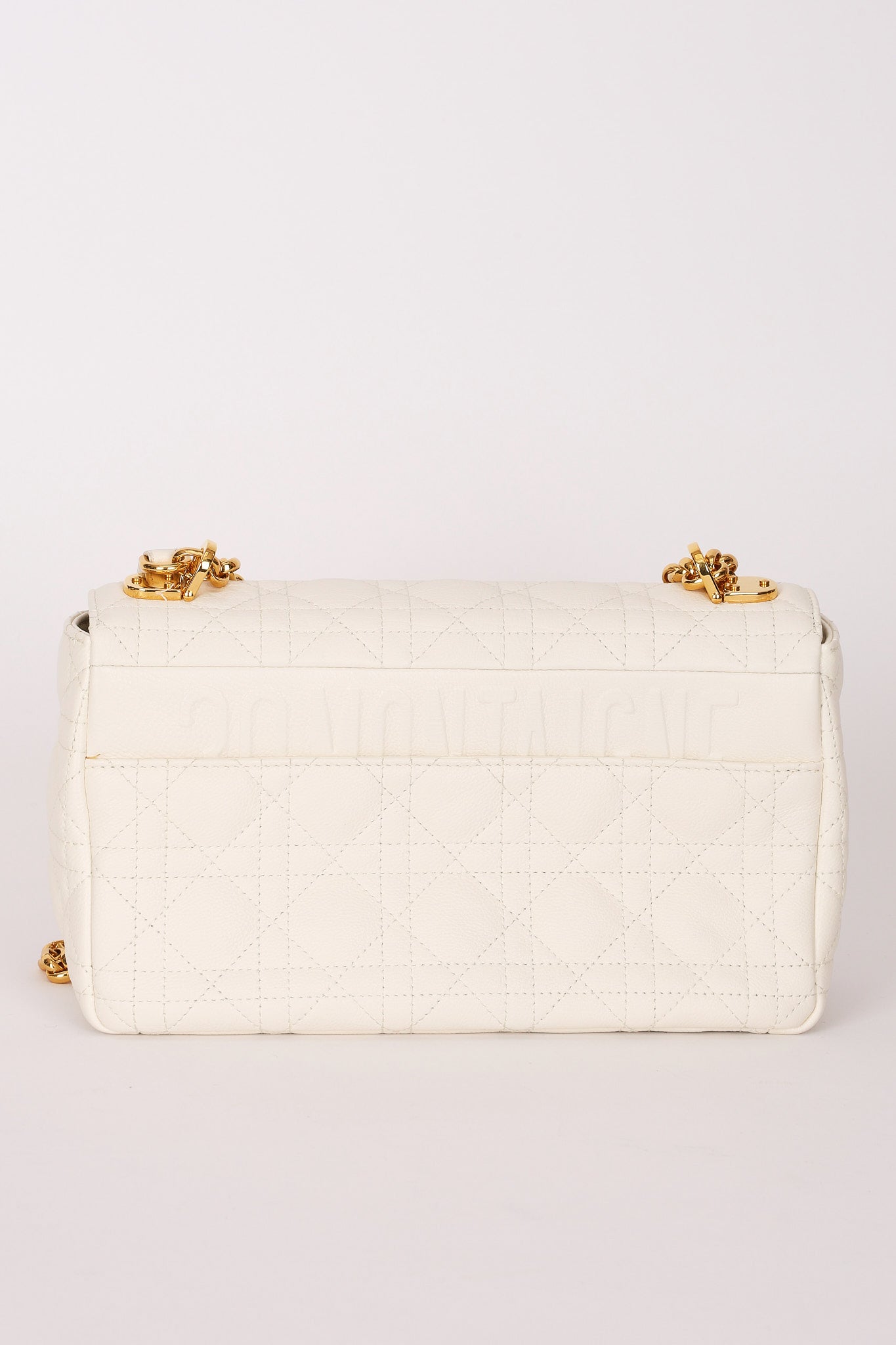 Christian Dior Medium Caro Bag White