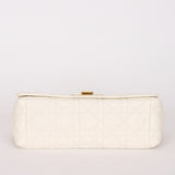 Christian Dior Medium Caro Bag White