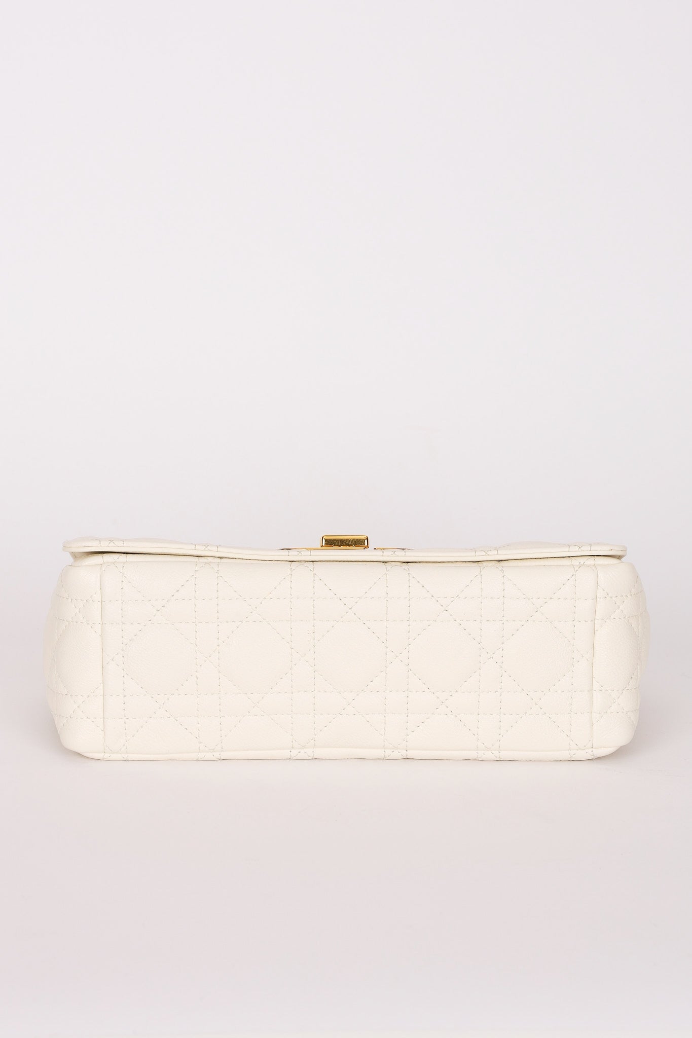 Christian Dior Medium Caro Bag White