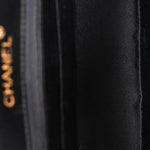 Chanel Mini Square Flap Bijoux Chain Black Satin 1991 24K GP