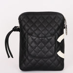 Chanel Cambon Line Crossbody Bag Black Calfskin SHW