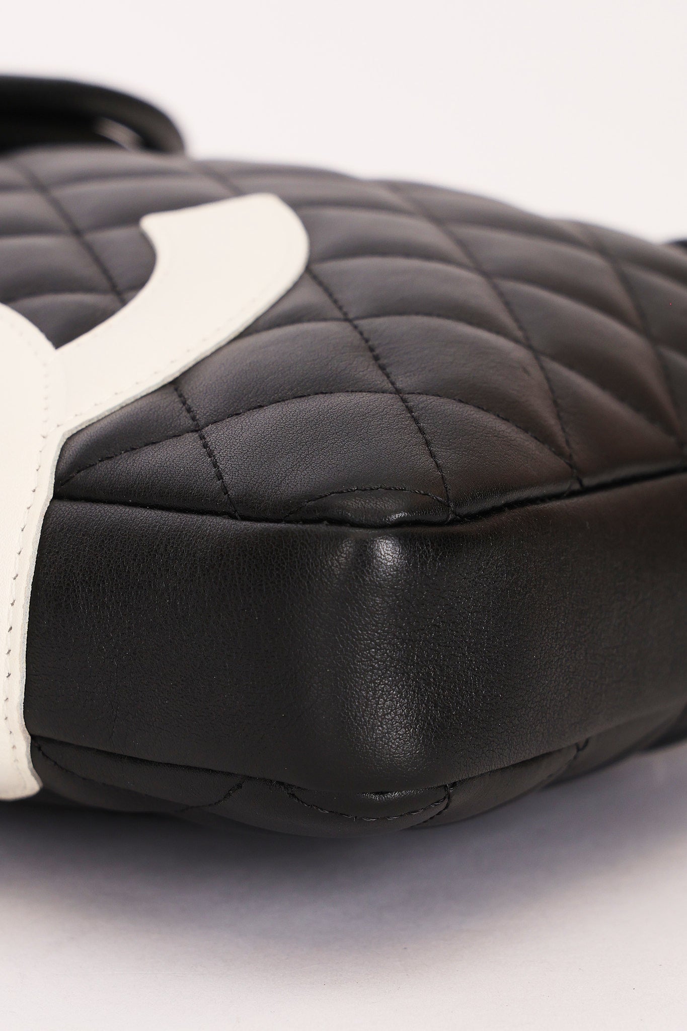 Chanel Cambon Line Crossbody Bag Black Calfskin SHW