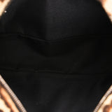 Fendi Leopard Print Ponyhair Top Handle Bag