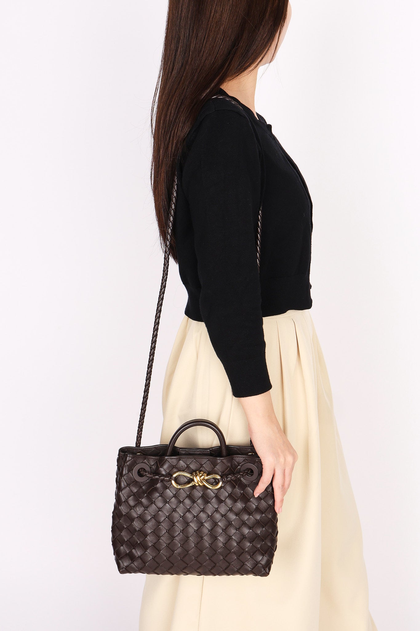 Bottega Veneta Small Andiamo Fondant