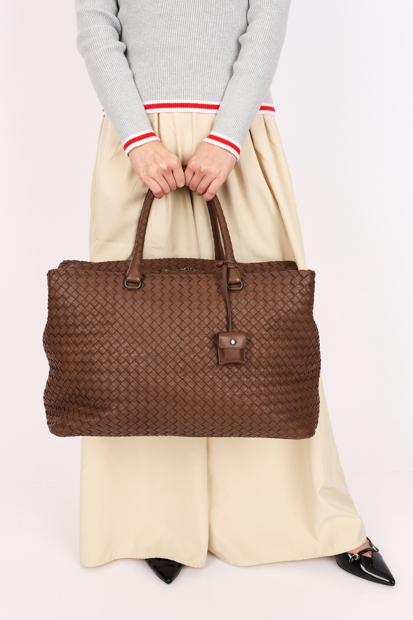 Bottega Veneta Intrecciato Boston Bag