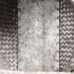 Bottega Veneta Intrecciato Small Cabat Tote Metallic Silver