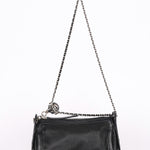 Chanel Perforated Pulley Shoulder Bag Black Caviar SHW